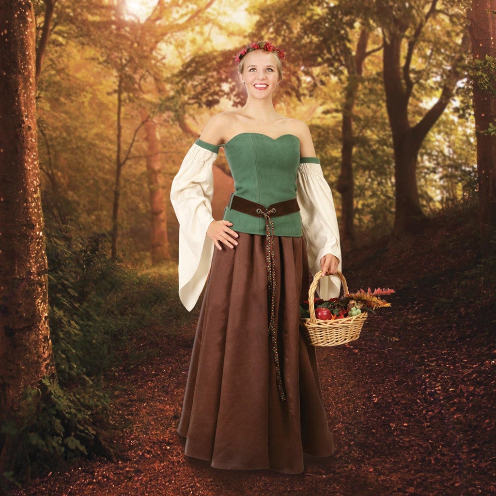 Medieval Forest Ladies Gown - Costumes and Collectibles